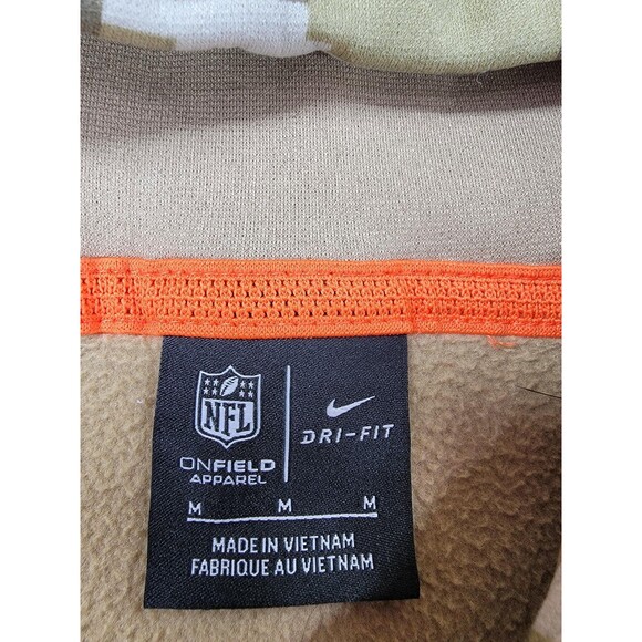 Chicago Bears Hoodie Mens Medium Salute to Service Nike NFL Dri-FIT On-Field Cam - Picture 2 of 13